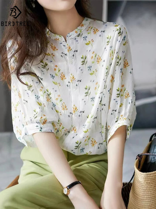 Elegant Floral Harmony Top