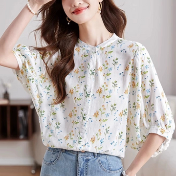 Eternal Floral Harmony Top