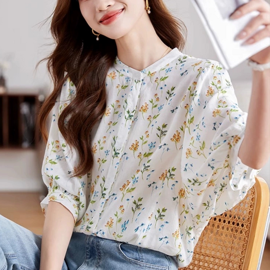 Eternal Floral Harmony Top